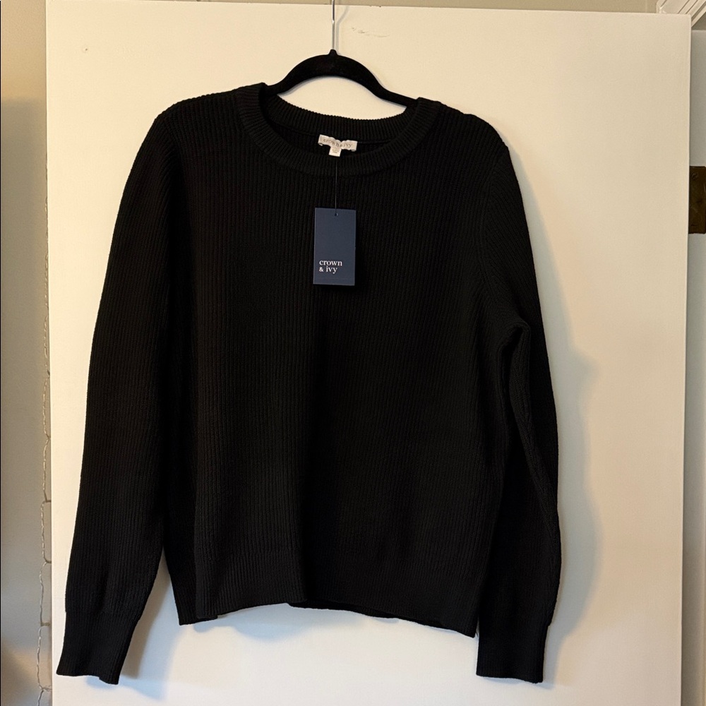 Crown & Ivy Ribbed Sweater